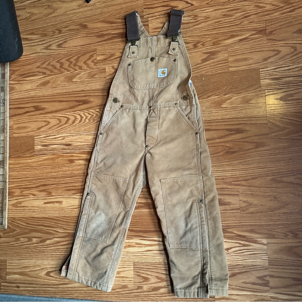 Carhartt Insulated Overalls - Kids size Small - 6/8